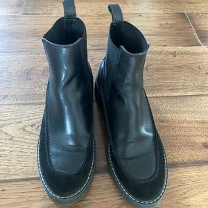 &other stories leather Chelsea ankle boots